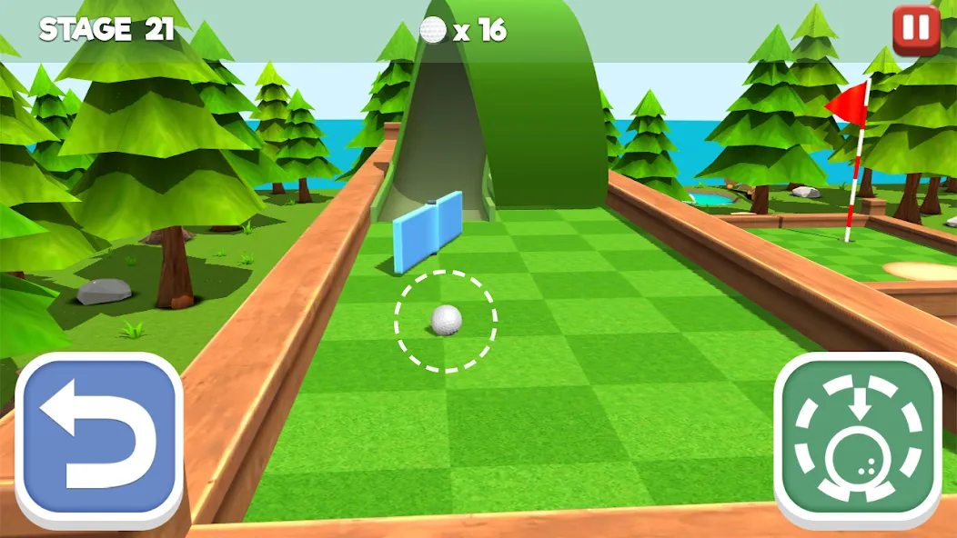 Putting Golf King на Андроид — Безлимитные мячи и открыты все уровни — скриншот 2
