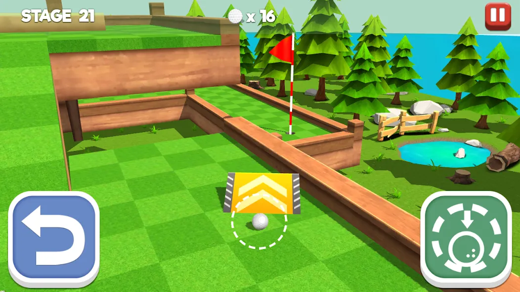 Putting Golf King на Андроид — Безлимитные мячи и открыты все уровни — скриншот 3