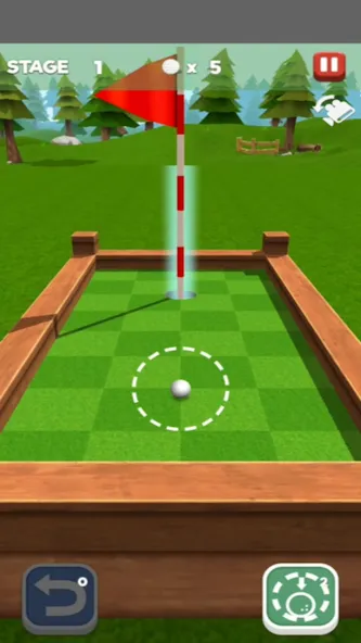 Putting Golf King на Андроид — Безлимитные мячи и открыты все уровни — скриншот 4