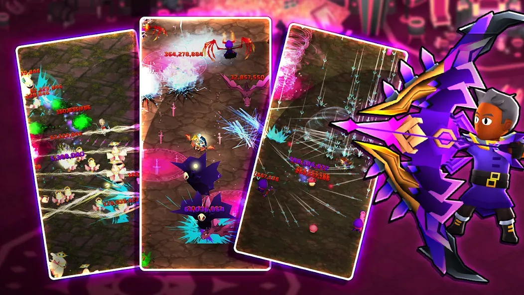 Скачать взлом Super Arrow AFK: Skill Combos на Андроид — Безлимитные деньги и усиленные навыки — скриншот 1