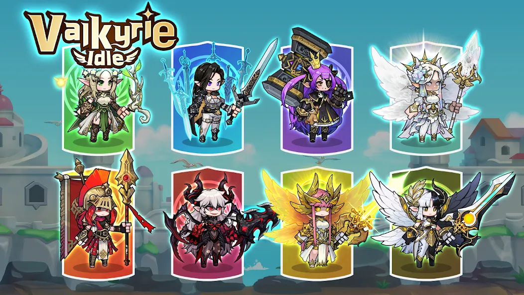 Скачать Valkyrie Idle на Андроид — Безлимитные ресурсы и усиленные герои — скриншот 3 Скачать Valkyrie Idle на Андроид — Безлимитные ресурсы и усиленные герои — скриншот 3