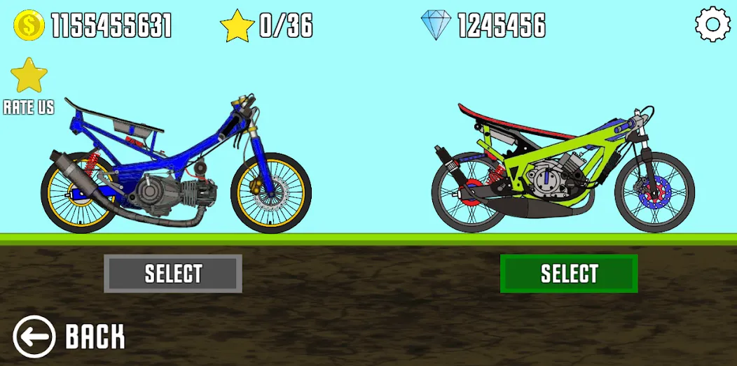 Скачать Drag Racing Bike — Последняя версия (Безлимитные деньги и топливо) — скриншот 2