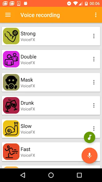 VoiceFX - Voice Changer with v на Андроид — Мод Премиум функции и без рекламы — скриншот 4