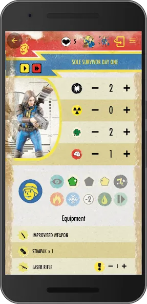 Взлом Fallout: Wasteland Warfare — Безлимитные ресурсы и усиленные персонажи — скриншот 4