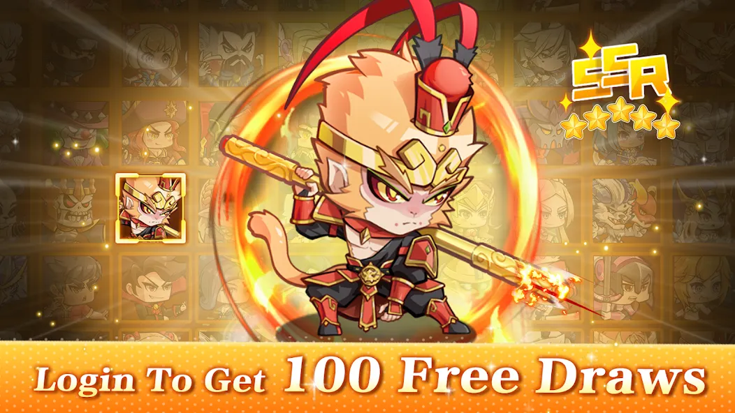 Mythic Summon: Idle RPG — Безлимитные ресурсы и герои — скриншот 2