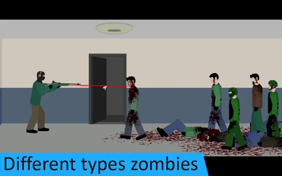 Flat Zombies: Defense&Cleanup — Взломанная версия (Безлимитные деньги и патроны) — скриншот 2