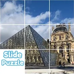 Скачать Slide Puzzle with your photo — Модификация Без рекламы и все уровни открыты