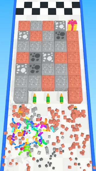 Merge Bullet (Мод Безлимитные деньги и усиленное оружие) — скриншот 5