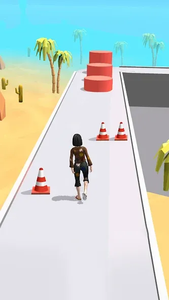 Скачать взлом Money Run 3D на Андроид — Безлимитные деньги и все уровни — скриншот 1