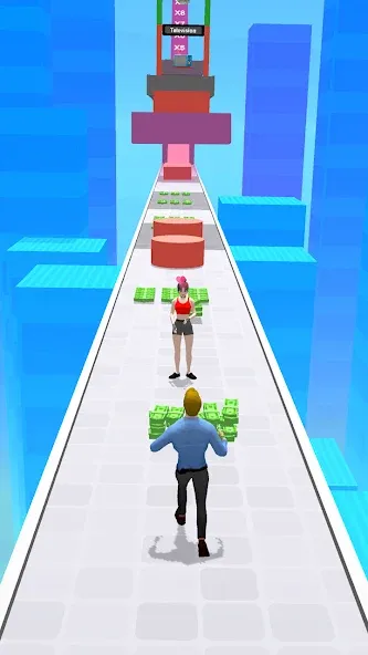 Скачать взлом Money Run 3D на Андроид — Безлимитные деньги и все уровни — скриншот 4