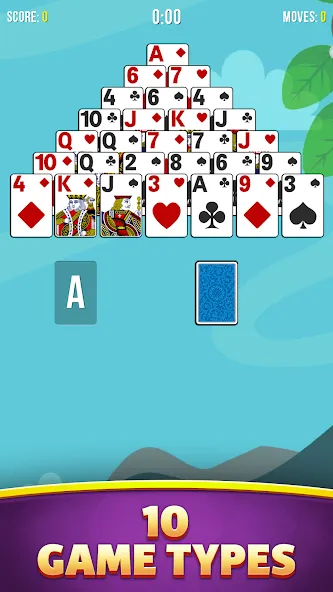 Скачать взлом Solitaire Bliss Collection на Андроид — Разблокированы все пасьянсы и бонусы — скриншот 2