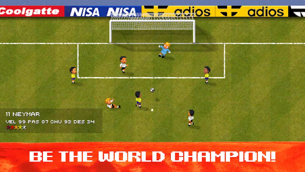 Скачать взломанную World Soccer Challenge — Безлимитные деньги и энергия — скриншот 1