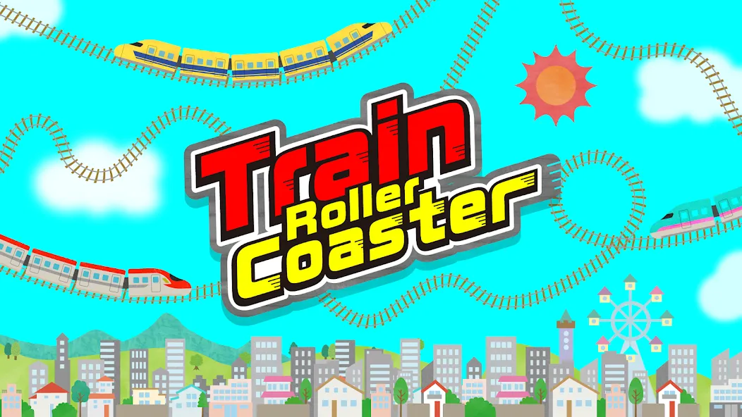 Train Roller Coaster MOD APK — Безлимитные деньги и все поезда открыты — скриншот 1