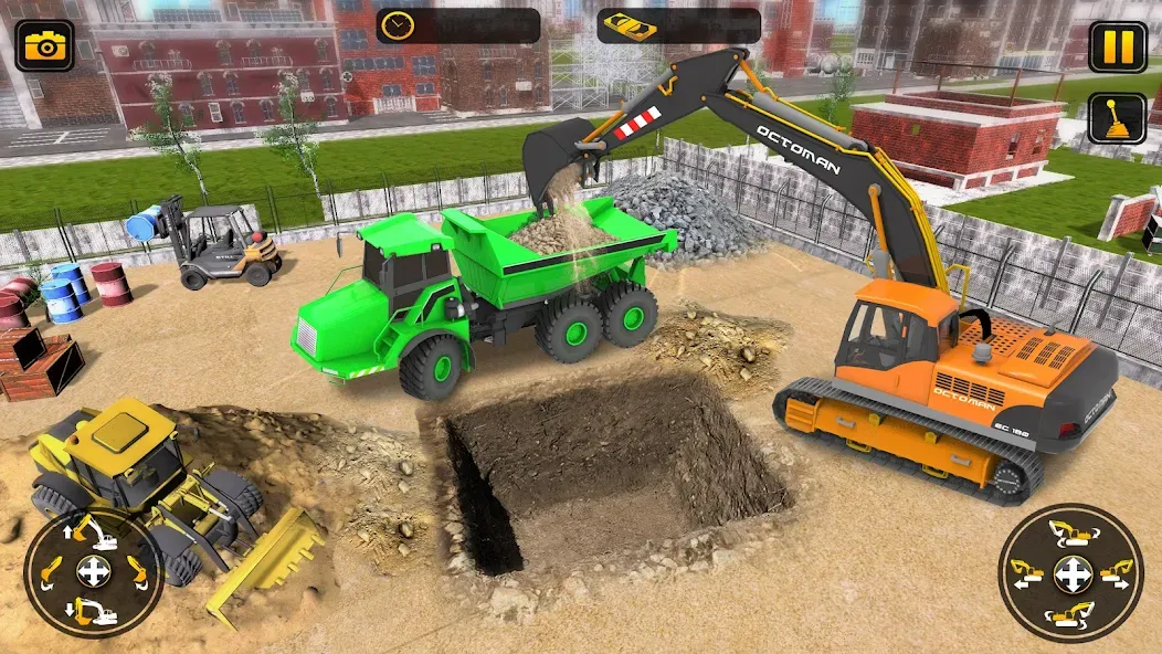 Скачать Heavy Construction Simulator — Модификация Безлимитные деньги и вся техника — скриншот 5
