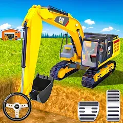 Скачать Heavy Construction Simulator — Модификация Безлимитные деньги и вся техника
