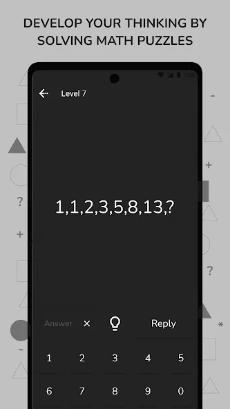 Math Puzzle & Brain Riddles MOD APK — Безлимитные подсказки и решения — скриншот 2