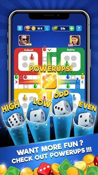 Скачать взлом Ludo Club - Fun Dice Game на Андроид — Безлимитные монеты и быстрые ходы — скриншот 4
