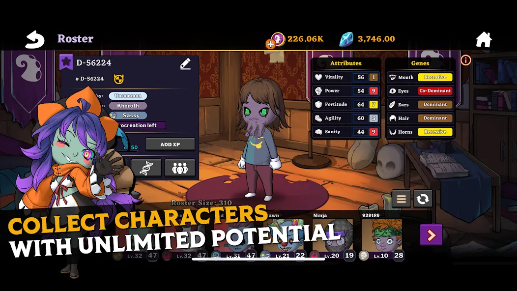 Devikins: Epic NFT/Crypto Game (Мод Безлимитные ресурсы и редкие герои) — скриншот 1