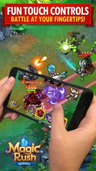 Скачать Magic Rush: Heroes на телефон — Безлимитные ресурсы и усиленные герои — скриншот 1