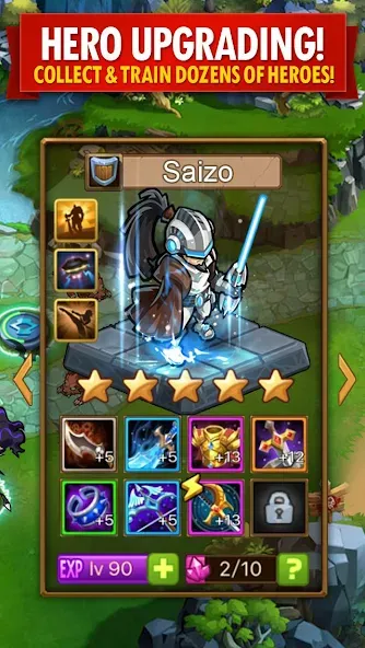 Скачать Magic Rush: Heroes на телефон — Безлимитные ресурсы и усиленные герои — скриншот 3