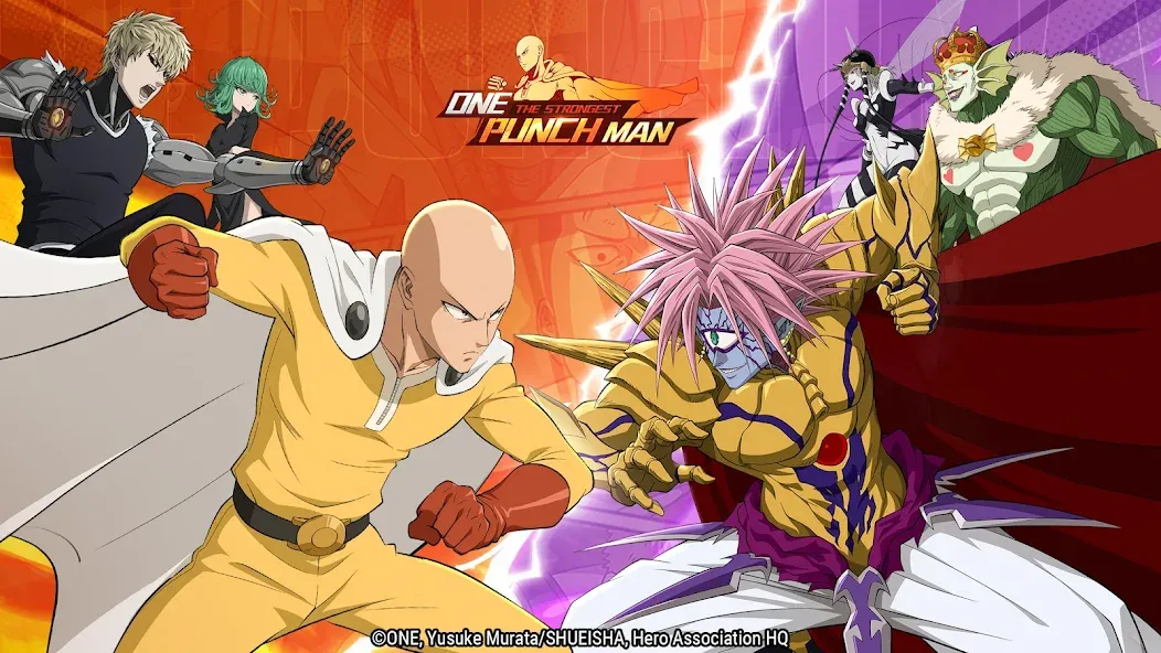 Скачать One Punch Man - The Strongest (Мод: Безлимитные деньги и алмазы) на Андроид — скриншот 1