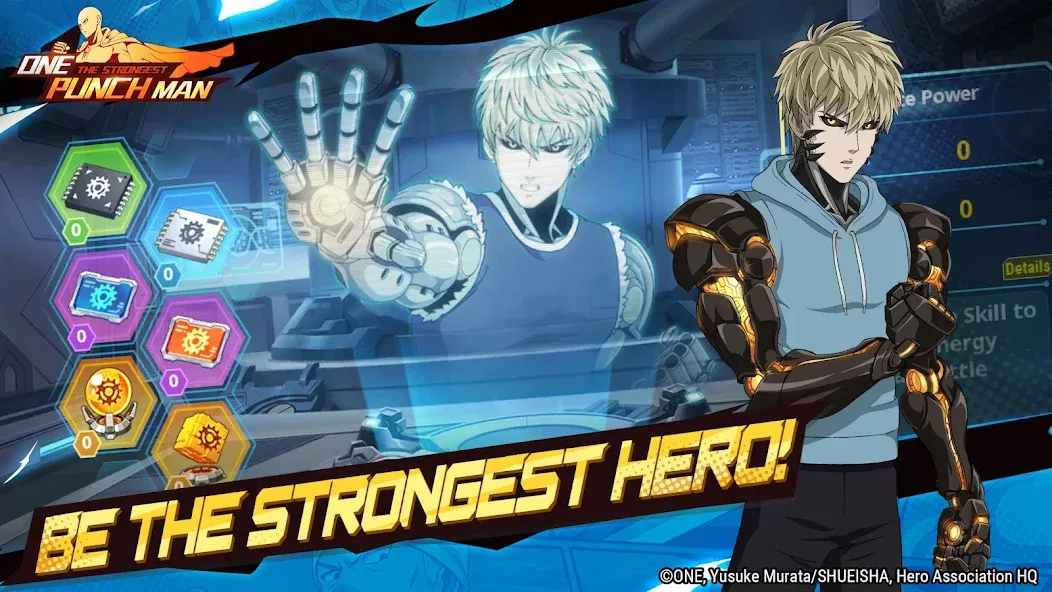 Скачать One Punch Man - The Strongest (Мод: Безлимитные деньги и алмазы) на Андроид — скриншот 5