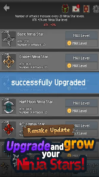 Merge Ninja Star MOD APK — Безлимитные звезды и быстрый merge — скриншот 4