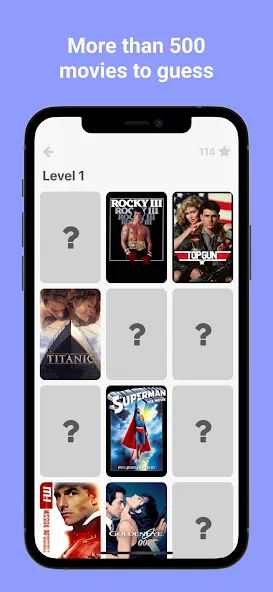 Скачать взлом Movie Music Quiz - Blindtest на Андроид — Без рекламы и все треки открыты — скриншот 2