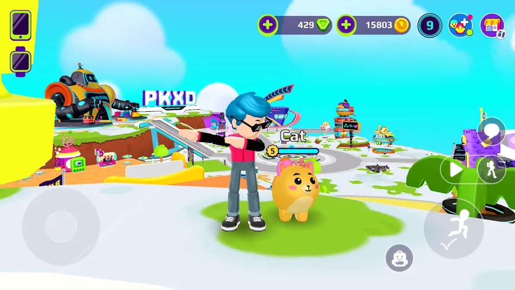 PK XD: Fun, friends & games (Мод Безлимитные монеты и разблокированы предметы) — скриншот 1