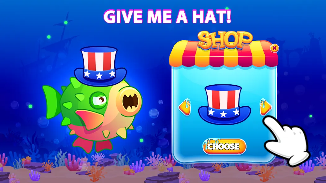 Скачать Eat Fish.IO : Fish Battle на Android — Без рекламы и много рыб — скриншот 4