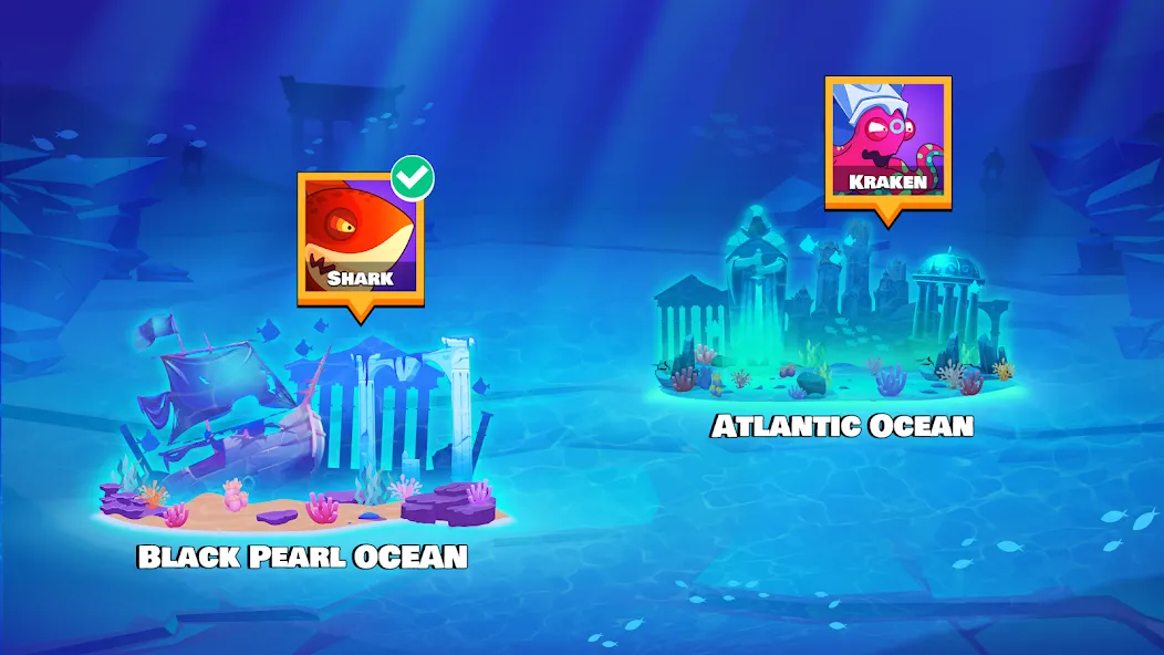 Скачать Eat Fish.IO : Fish Battle на Android — Без рекламы и много рыб — скриншот 5