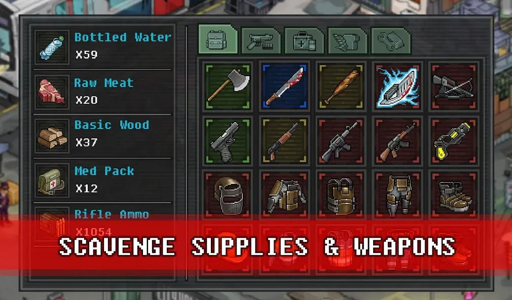 Fury Survivor: Pixel Z Mod APK Безлимитные ресурсы и бессмертие — Скачать на Андроид — скриншот 5