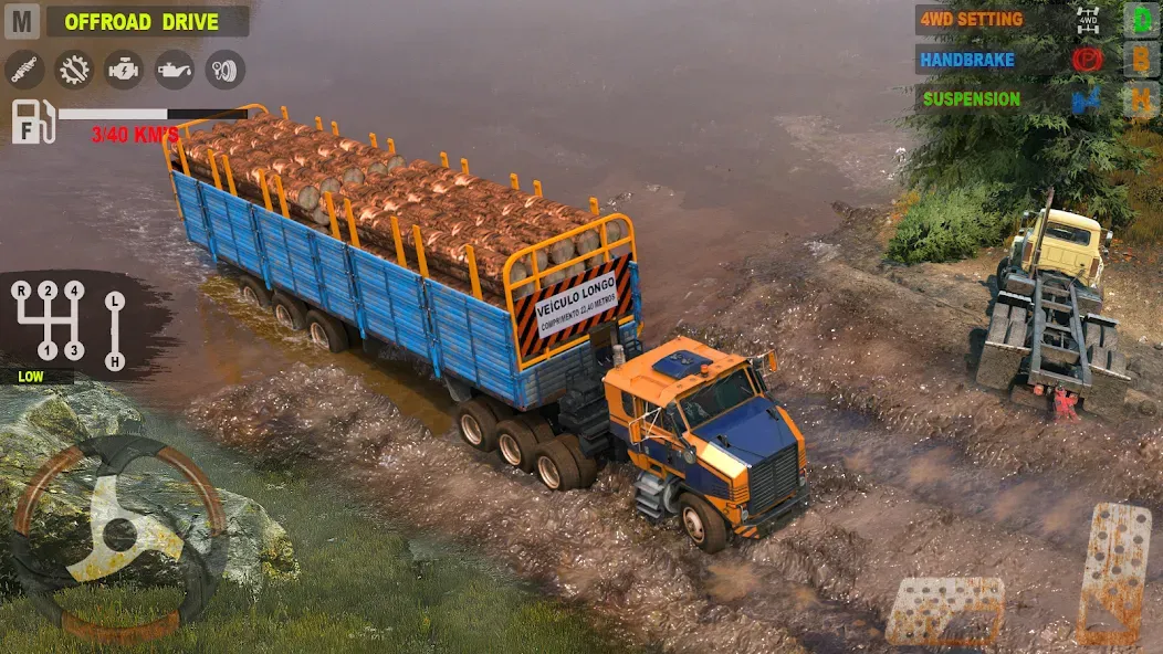 Скачать взлом Offroad Mudrunner Games 3D на Андроид — Безлимитные деньги и топливо — скриншот 3 Скачать взлом Offroad Mudrunner Games 3D на Андроид — Безлимитные деньги и топливо — скриншот 3