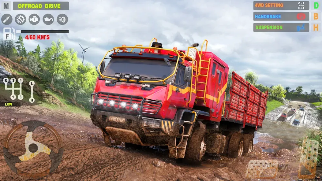 Скачать взлом Offroad Mudrunner Games 3D на Андроид — Безлимитные деньги и топливо — скриншот 4 Скачать взлом Offroad Mudrunner Games 3D на Андроид — Безлимитные деньги и топливо — скриншот 4