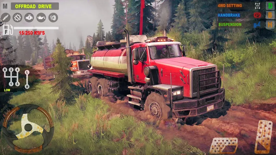 Скачать взлом Offroad Mudrunner Games 3D на Андроид — Безлимитные деньги и топливо — скриншот 5 Скачать взлом Offroad Mudrunner Games 3D на Андроид — Безлимитные деньги и топливо — скриншот 5