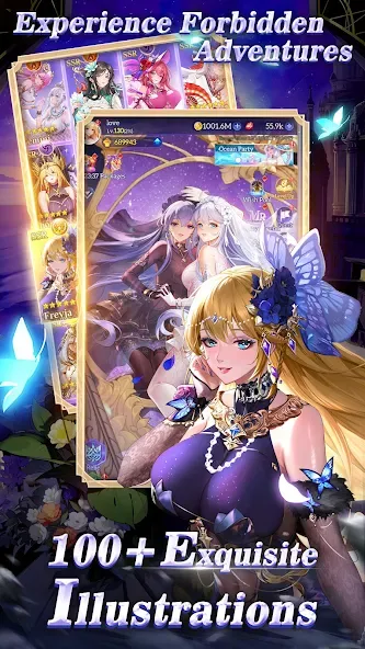 Idle Angels: Goddess' Warfare Mod APK Безлимитные ресурсы и усиленные героини — Скачать на Андроид — скриншот 2