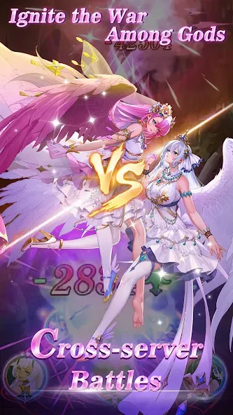 Idle Angels: Goddess' Warfare Mod APK Безлимитные ресурсы и усиленные героини — Скачать на Андроид — скриншот 5