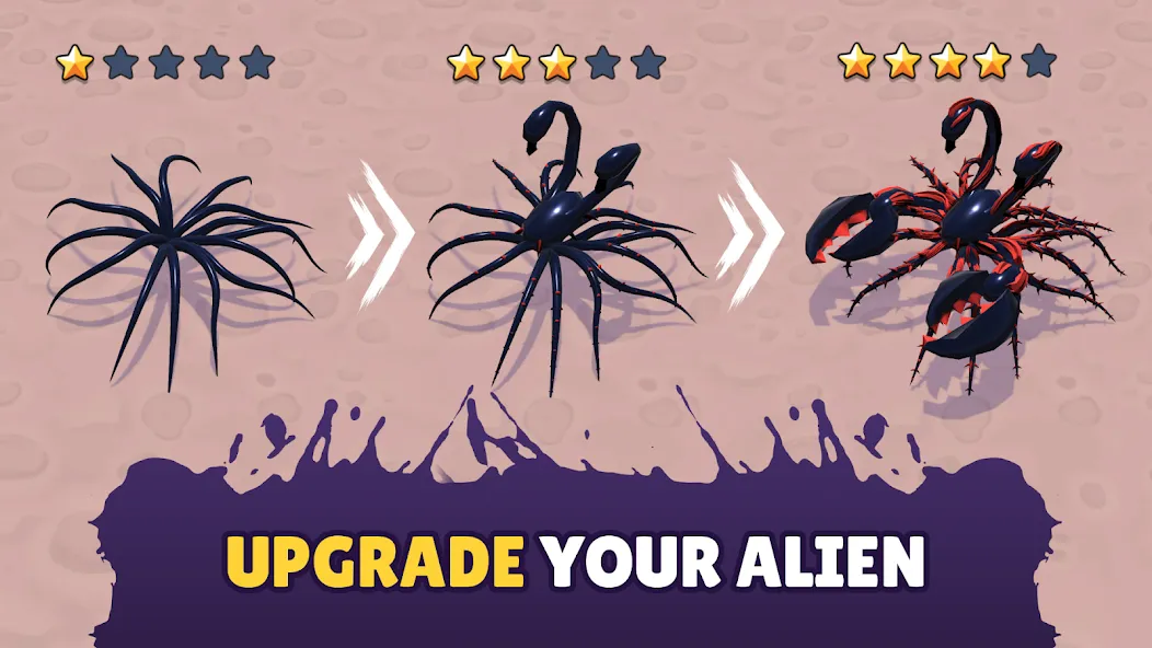 Взлом Alien Invasion: RPG Idle Space — Безлимитные ресурсы и мощное оружие — скриншот 5