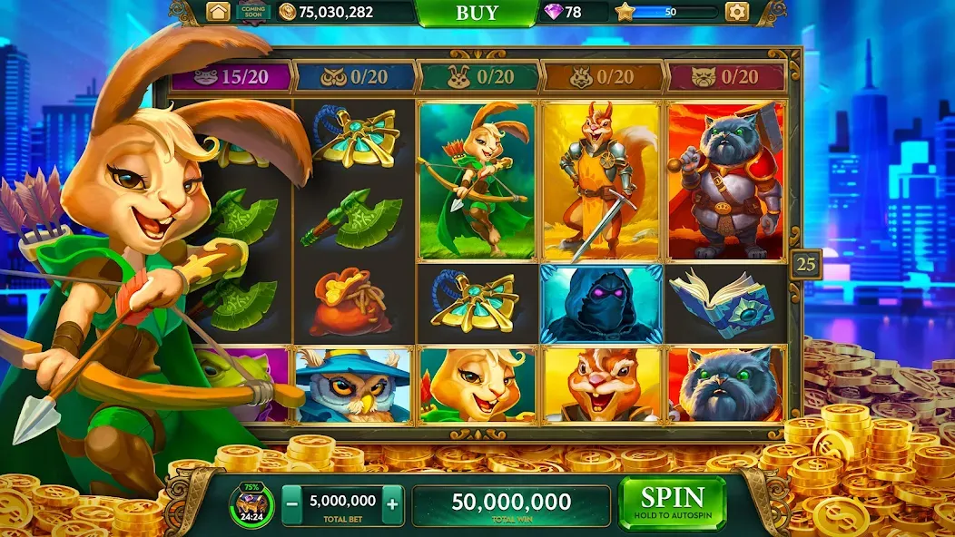 Взлом ARK Casino - Vegas Slots Game — Безлимитные фишки и джекпоты — скриншот 2