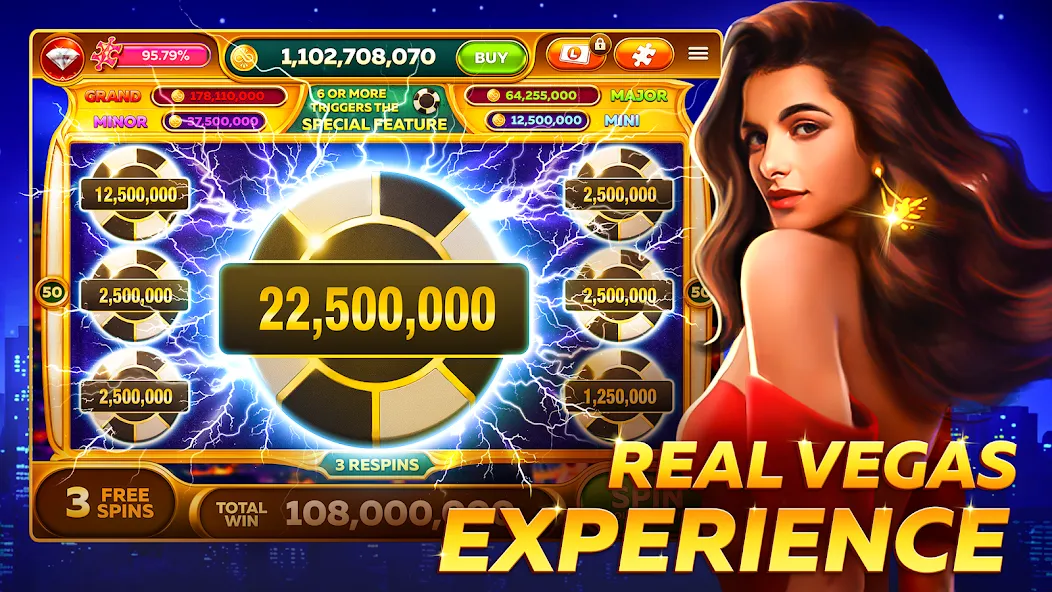 Скачать Infinity Slots - Casino Games — Последняя версия (Безлимитные монеты и бонусы) — скриншот 1 Скачать Infinity Slots - Casino Games — Последняя версия (Безлимитные монеты и бонусы) — скриншот 1