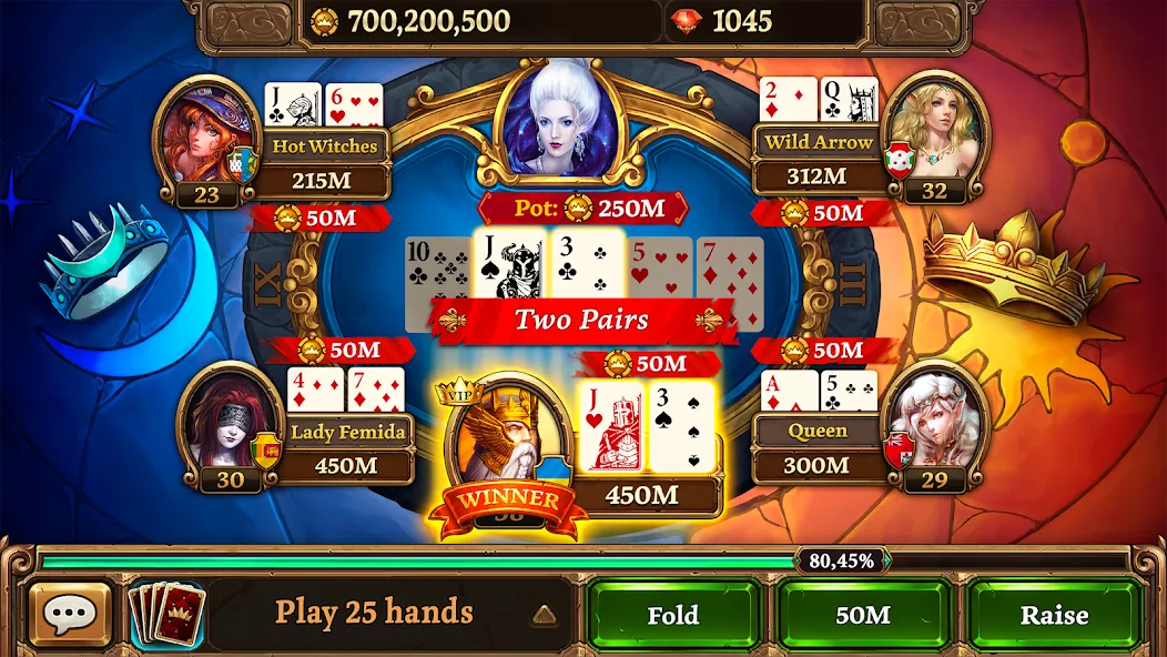 Texas Holdem - Scatter Poker MOD APK — Безлимитные фишки и все столы открыты — скриншот 1