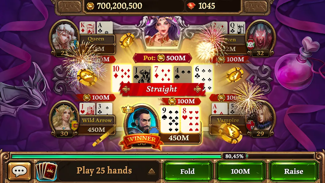Texas Holdem - Scatter Poker MOD APK — Безлимитные фишки и все столы открыты — скриншот 5