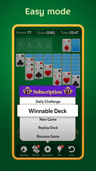 Solitaire Play - Card Klondike на Андроид — Без рекламы и безлимитные подсказки — скриншот 4 Solitaire Play - Card Klondike на Андроид — Без рекламы и безлимитные подсказки — скриншот 4