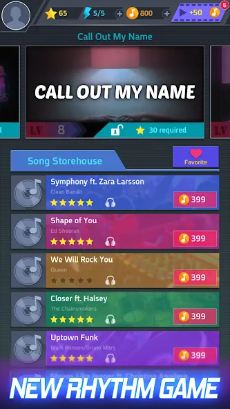 Tap Tap Music-Pop Songs MOD APK на Android — Все песни разблокированы — скриншот 1
