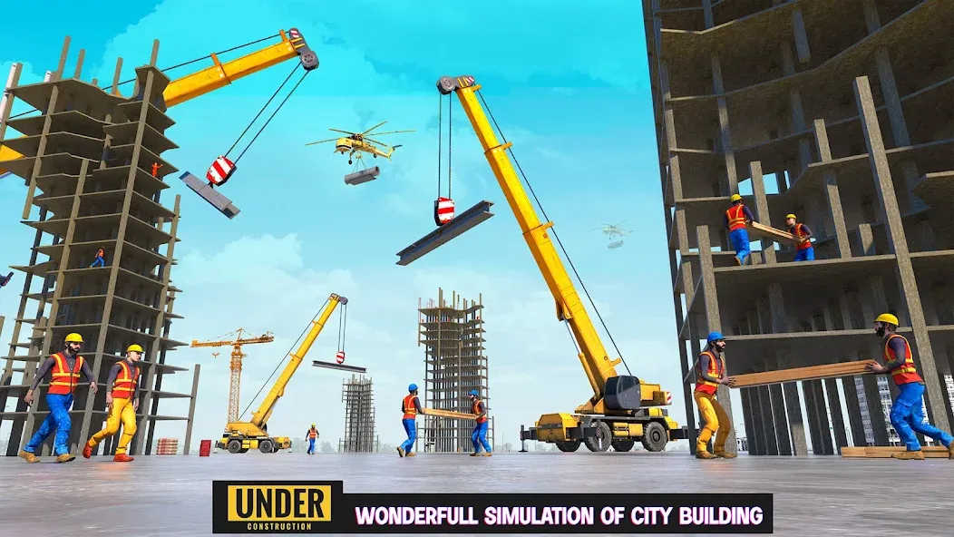 Скачать взлом Excavator Simulator Crane Game на Андроид — Безлимитные деньги и топливо — скриншот 5 Скачать взлом Excavator Simulator Crane Game на Андроид — Безлимитные деньги и топливо — скриншот 5