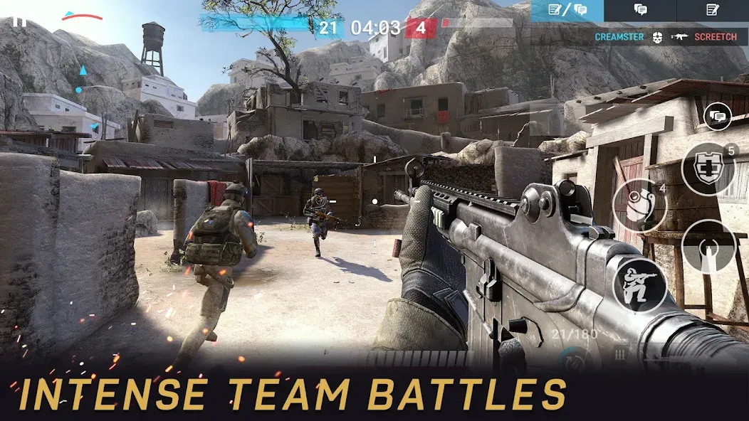 Взломанная Warface GO: FPS shooting games на Андроид — Много денег и открыто всё — скриншот 4 Взломанная Warface GO: FPS shooting games на Андроид — Много денег и открыто всё — скриншот 4