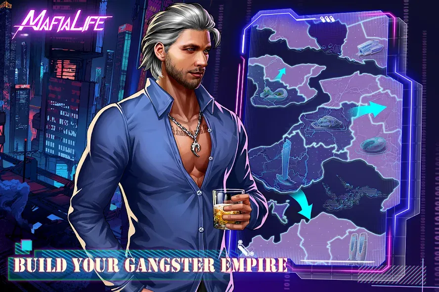Скачать Mafia Life: Underworld — Последняя версия (Безлимитные деньги и оружие) — скриншот 1