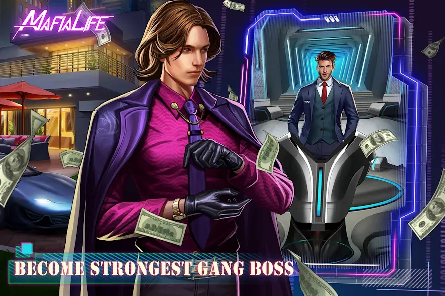 Скачать Mafia Life: Underworld — Последняя версия (Безлимитные деньги и оружие) — скриншот 4