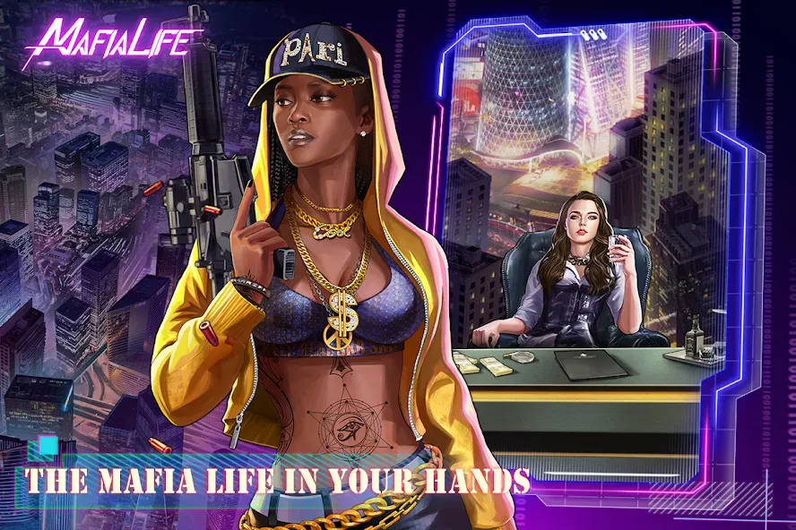 Скачать Mafia Life: Underworld — Последняя версия (Безлимитные деньги и оружие) — скриншот 5