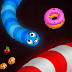 Скачать Snake vs Worms: Fun .io Zone с модом — Без рекламы и много монет